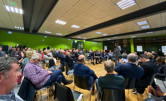 Dernière réunion publique avant le 1er tour